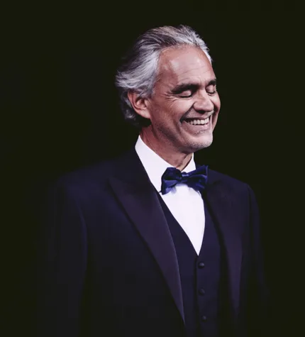 Andrea Bocelli Romanza — 30th Anniversary World Tour — Italian tenor Andrea Bocelli performing at the Tupras Stadium, Istanbul, Turkey